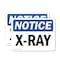 Signmission Radiation & Laser Sign, 5 in H x 7 in W, Vinyl Decal, Rectangle OS-2PACK-NS-D-57-L-19084 - alternate 1